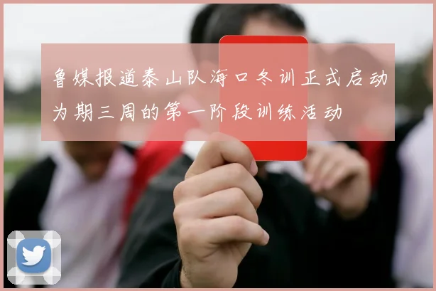 鲁媒报道泰山队海口冬训正式启动为期三周的第一阶段训练活动